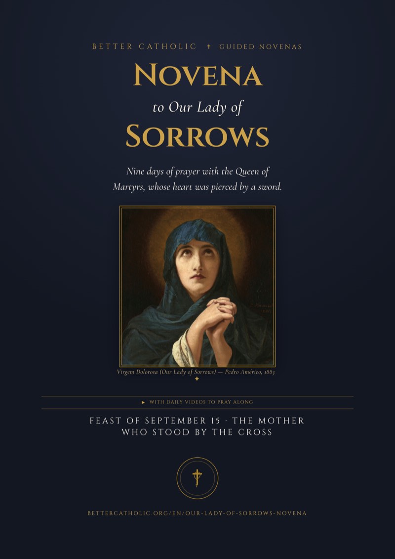 Capa do livro: Novena to Our Lady of Sorrows