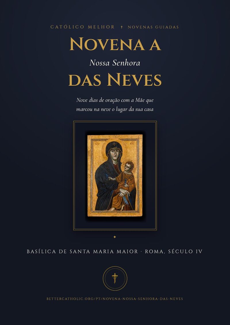 Capa do livro: Novena a Nossa Senhora das Neves