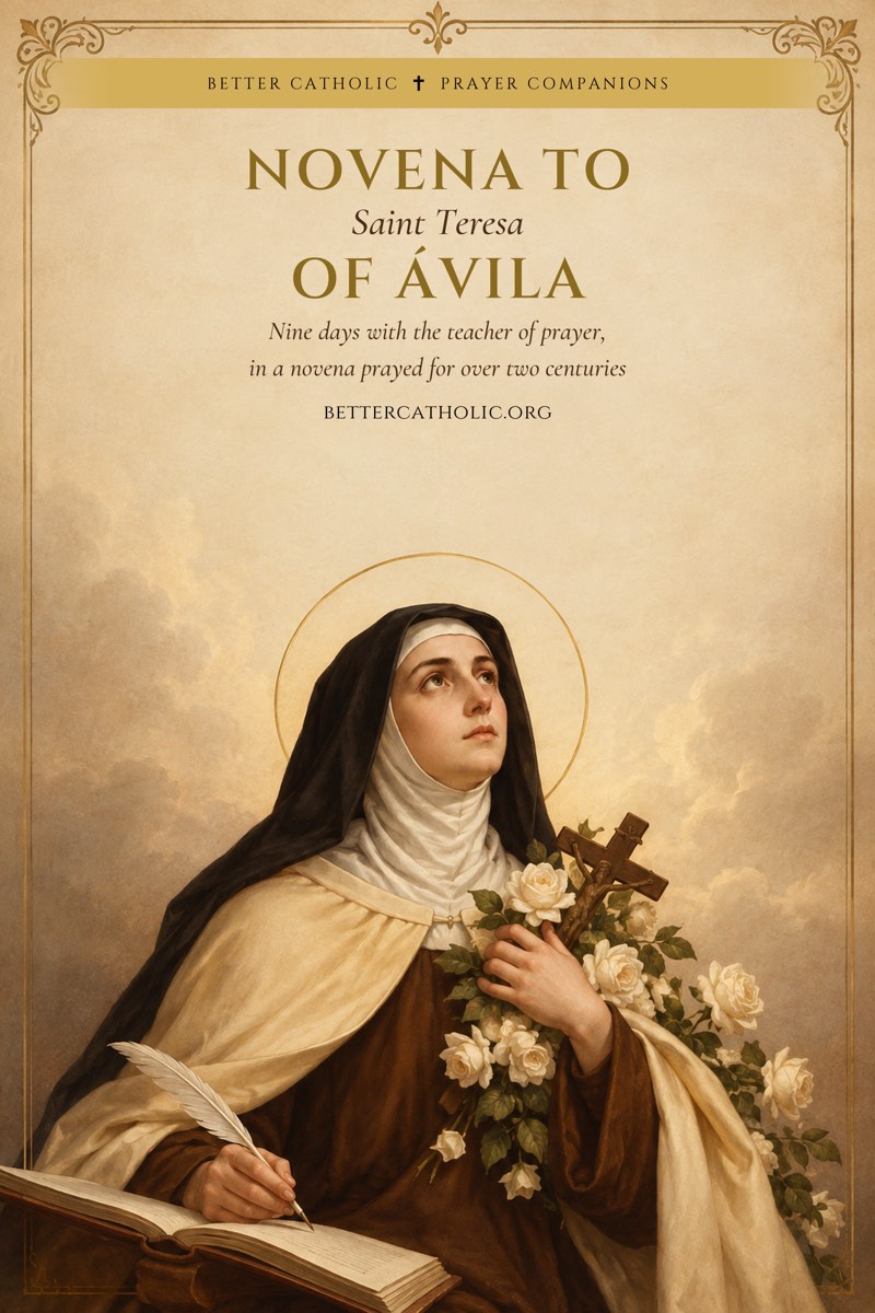 Book cover: Novena to Saint Teresa of Ávila