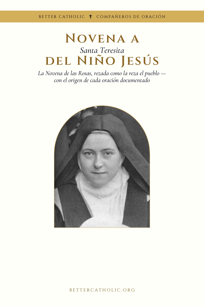 Portada del libro: Novena a Santa Teresita del Niño Jesús