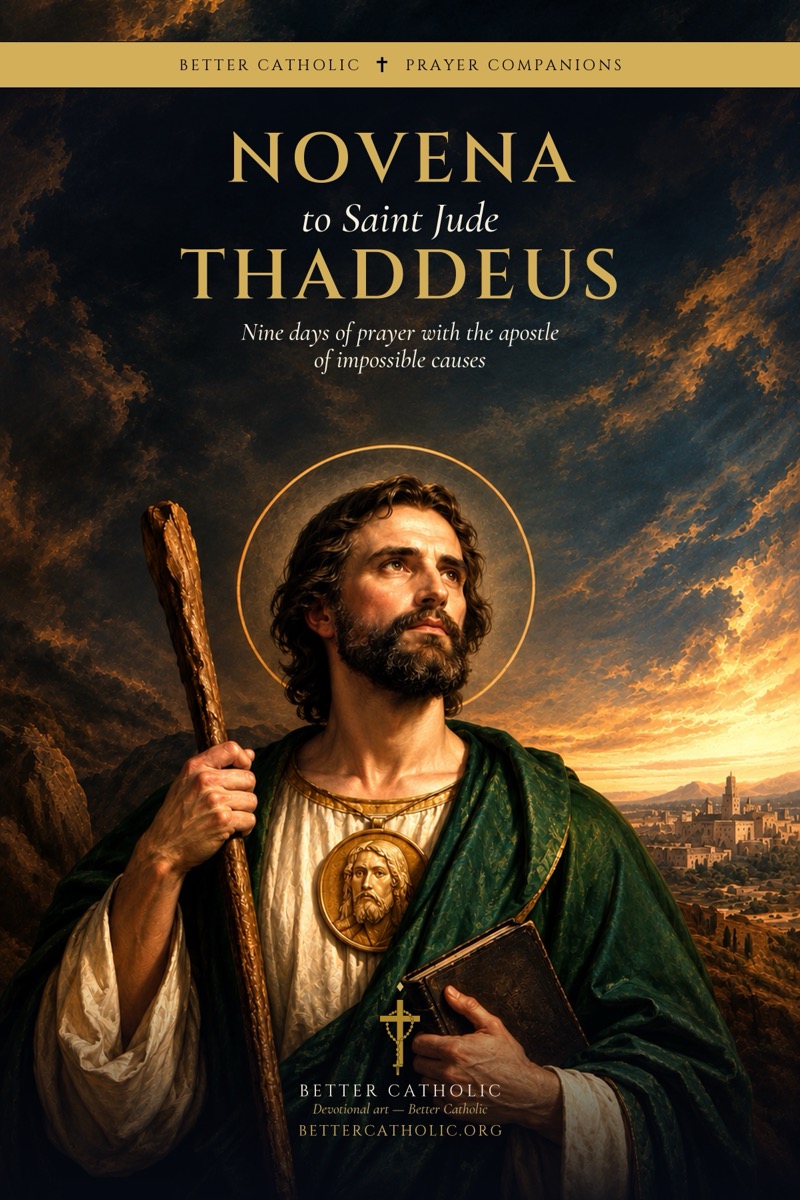Book cover: Novena to Saint Jude Thaddeus