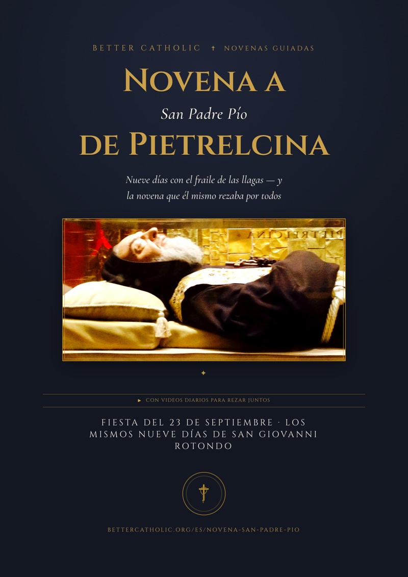 Capa do livro: Novena a San Padre Pío